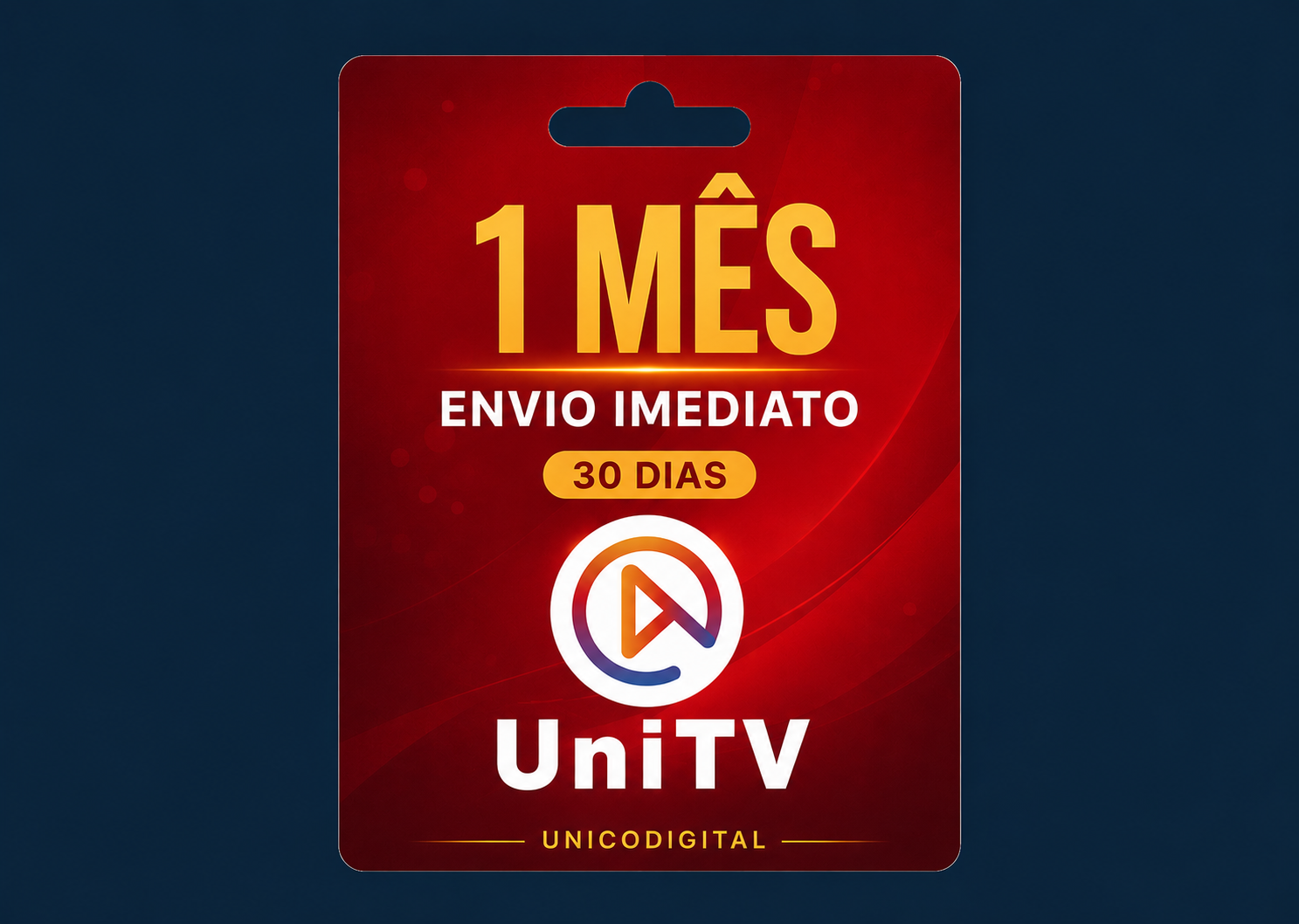 Recarga Unitv mensal